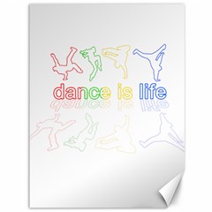 Dance Is Life Canvas 36  X 48   by Valentinaart