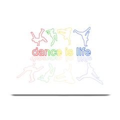 Dance Is Life Plate Mats by Valentinaart