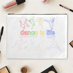 Dance Is Life Cosmetic Bag (xl) by Valentinaart