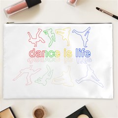 Dance Is Life Cosmetic Bag (xxl)  by Valentinaart