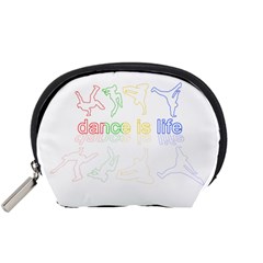 Dance Is Life Accessory Pouches (small)  by Valentinaart