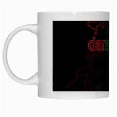 Dance is life White Mugs