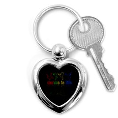 Dance is life Key Chains (Heart) 