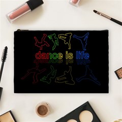 Dance is life Cosmetic Bag (Large) 