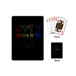 Dance is life Playing Cards (Mini)  Back