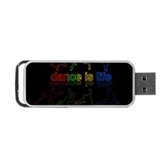 Dance is life Portable USB Flash (One Side)