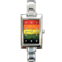 Five Wall Colour Rectangle Italian Charm Watch