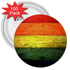 Five Wall Colour 3  Buttons (100 pack) 