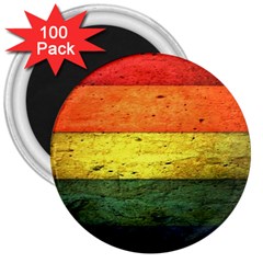 Five Wall Colour 3  Magnets (100 pack)