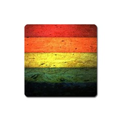 Five Wall Colour Square Magnet