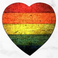 Five Wall Colour Jigsaw Puzzle (Heart)