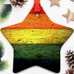 Five Wall Colour Star Ornament (Two Sides)