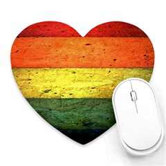 Five Wall Colour Heart Mousepads