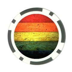 Five Wall Colour Poker Chip Card Guard (10 pack)