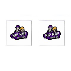 Real Hip Hop Never Die Cufflinks (square) by Valentinaart