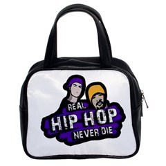 Real Hip Hop Never Die Classic Handbags (2 Sides) by Valentinaart