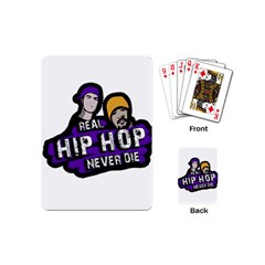 Real Hip Hop Never Die Playing Cards (mini)  by Valentinaart