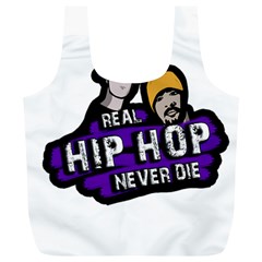 Real Hip Hop Never Die Full Print Recycle Bags (l)  by Valentinaart