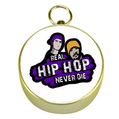 Real Hip Hop Never Die Gold Compasses