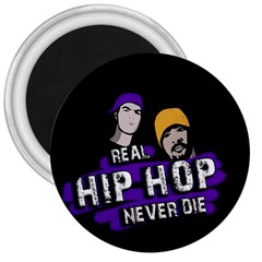 Real Hip Hop Never Die 3  Magnets by Valentinaart