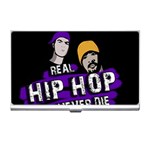 Real Hip Hop never die Business Card Holders Front