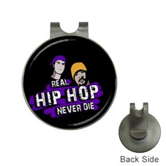 Real Hip Hop Never Die Hat Clips With Golf Markers by Valentinaart