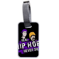 Real Hip Hop Never Die Luggage Tags (two Sides) by Valentinaart