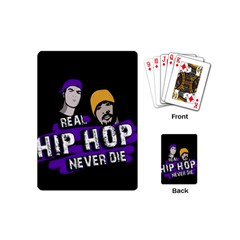 Real Hip Hop Never Die Playing Cards (mini)  by Valentinaart