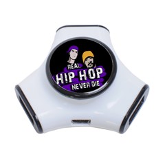 Real Hip Hop Never Die 3-port Usb Hub by Valentinaart