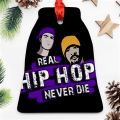 Real Hip Hop Never Die Ornament (bell) by Valentinaart