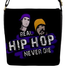 Real Hip Hop Never Die Flap Messenger Bag (s) by Valentinaart