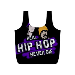 Real Hip Hop Never Die Full Print Recycle Bags (s)  by Valentinaart