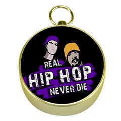 Real Hip Hop Never Die Gold Compasses by Valentinaart