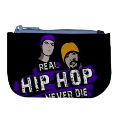 Real Hip Hop Never Die Large Coin Purse by Valentinaart