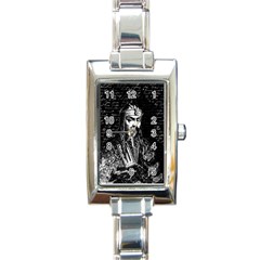 Attila The Hun Rectangle Italian Charm Watch by Valentinaart