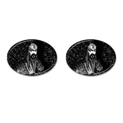 Attila The Hun Cufflinks (oval) by Valentinaart