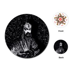 Attila The Hun Playing Cards (round)  by Valentinaart