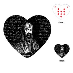 Attila The Hun Playing Cards (heart)  by Valentinaart