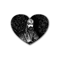 Attila The Hun Heart Coaster (4 Pack)  by Valentinaart