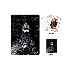 Attila The Hun Playing Cards (mini)  by Valentinaart