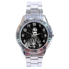 Attila The Hun Stainless Steel Analogue Watch by Valentinaart