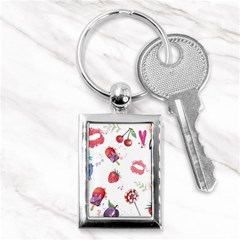 Hand Painted Summer Background  Key Chains (rectangle)  by TastefulDesigns