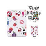 Hand Painted Summer Background  Playing Cards 54 (Mini)  Front - Spade3