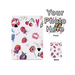 Hand Painted Summer Background  Playing Cards 54 (Mini)  Front - Spade7