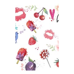 Hand Painted Summer Background  Shower Curtain 48  X 72  (small)  by TastefulDesigns