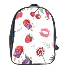 Hand Painted Summer Background  School Bags (xl)  by TastefulDesigns