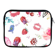 Hand Painted Summer Background  Apple Ipad 2/3/4 Zipper Cases by TastefulDesigns