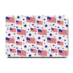 Flag Of The Usa Pattern Small Doormat  by EDDArt