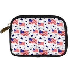 Flag Of The Usa Pattern Digital Camera Cases by EDDArt