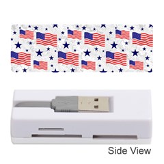 Flag Of The Usa Pattern Memory Card Reader (stick)  by EDDArt